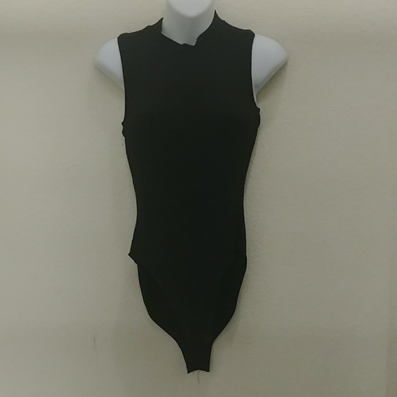Ten Sixty Sherman Tops - Ten Sixty Sherman Ribbed Mock Neck Bodysuit